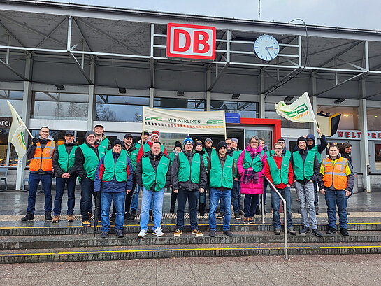 Foto vom Streik Kempten