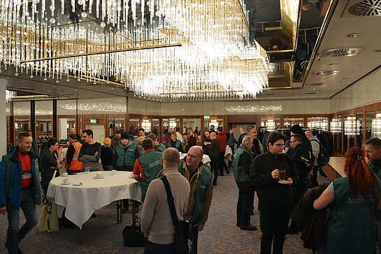 Protestveranstaltung Gruppenfoto